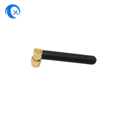 2.4G WiFi มุมขวา SMA ผู้ชาย Connector ความคุ้มค่าสูง 2dBi GSM ยางแตตแอนเท่นสําหรับ Router