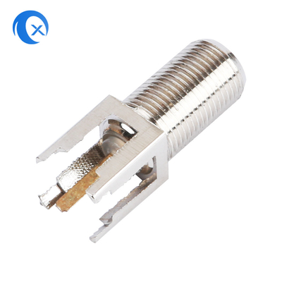 อุปกรณ์ RF RF เครื่องฮาร์ดแวร์ F ประเภท Connector เพศหญิงสำหรับสาย Coaxial