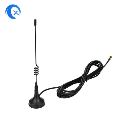 433MHz ISM แส้เสาอากาศ Lora ฐานแม่เหล็กเสาอากาศ SMA Connector