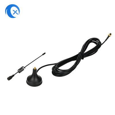 433MHz ISM แส้เสาอากาศ Lora ฐานแม่เหล็กเสาอากาศ SMA Connector