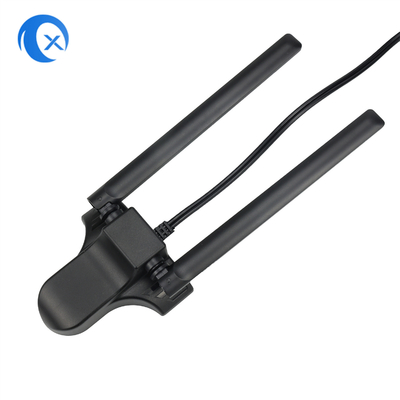 แอนเทนเน่ WiFi ระยะสอง 2.4GHz 5GHz RP-SMA พร้อมสายขยาย 6.5 ฟุต สําหรับ PC Desktop คอมพิวเตอร์ไร้สาย Bluetooth