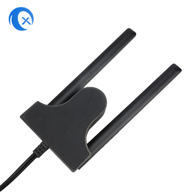 แอนเทนเน่ WiFi ระยะสอง 2.4GHz 5GHz RP-SMA พร้อมสายขยาย 6.5 ฟุต สําหรับ PC Desktop คอมพิวเตอร์ไร้สาย Bluetooth