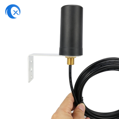 4G LTE เซลล์ออเตอร์ดอร์แอนเทนนา 5dBi Omni M12 สกรูติดผนังด้วย SMA Male