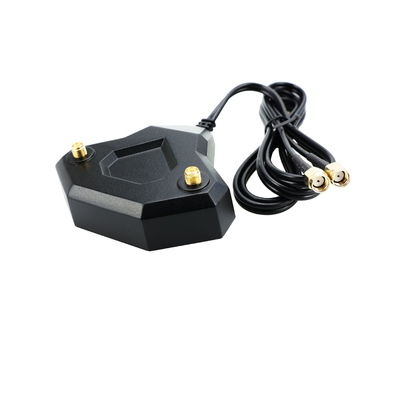 2.4GHz 5GHz แอนเทนน่าวงจรสองแบบ พร้อมเครื่องเชื่อม RP-SMA ตัวผู้ ฐานแม่เหล็กสําหรับ WiFi Router Wireless Mobile Hotspot