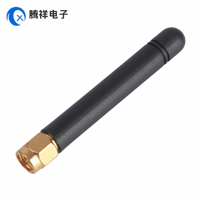 SMA Male Straight Gold-Plated Connector Antenna 868MHz 2dBi Antenna ยางสําหรับมือ ถือ, ทีวี, รถยนต์, โฮมธีอเตอร์
