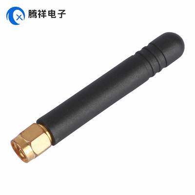 SMA Male Straight Gold-Plated Connector Antenna 868MHz 2dBi Antenna ยางสําหรับมือ ถือ, ทีวี, รถยนต์, โฮมธีอเตอร์