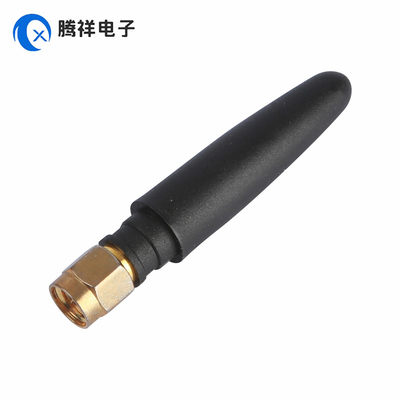 SMA Male Straight Gold-Plated Connector Antenna 868MHz 2dBi Antenna ยางสําหรับมือ ถือ, ทีวี, รถยนต์, โฮมธีอเตอร์