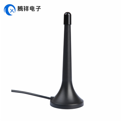 698-960MHz/1710-2700MHz 3dBi สายไร้สาย 4G/LTE แอนเทนน่า SMA เครื่องเชื่อมชาย แม็กเนตติดกับเคเบิล Rg174