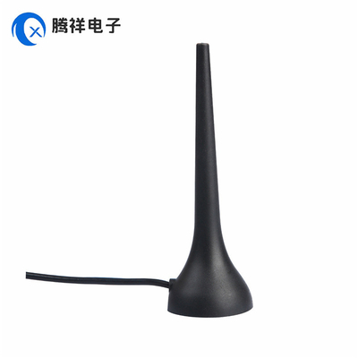 698-960MHz/1710-2700MHz 3dBi สายไร้สาย 4G/LTE แอนเทนน่า SMA เครื่องเชื่อมชาย แม็กเนตติดกับเคเบิล Rg174