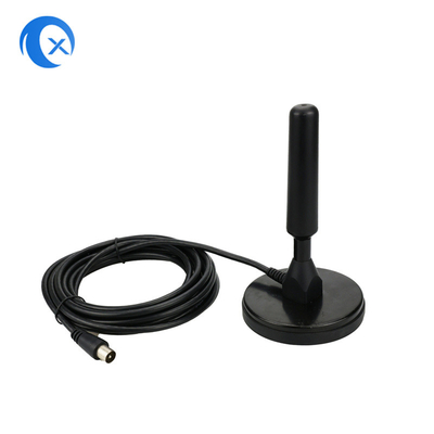 พกพา แม็กเนติก Mount Aerial Ariel 5 dBi เทวีแอนเทนน่า Lora แอนเทนน่า DVB-T2 ดิจิตอล รถบ้าน Camper
