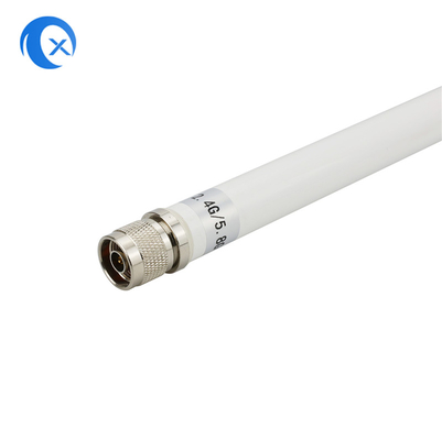 2.4G+5.8G Dual Band High Gain 7DBi WiFi ภายนอก แอนเทนนาไฟเบอร์กลาสกันน้ํา พร้อม N ตัวเชื่อมชาย