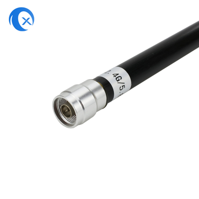 2.4GHz 5.8GHz วงจรสองสาย 7dBi การเพิ่มสูง Omnidirectional Outdoor / Indoor Base Station แอนเทนนาไฟเบอร์กล๊าส