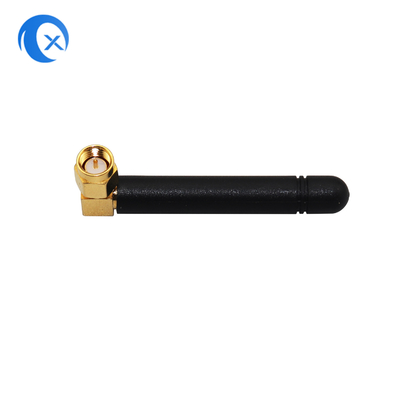 2.4G WiFi มุมขวา SMA ผู้ชาย Connector ความคุ้มค่าสูง 2dBi GSM ยางแตตแอนเท่นสําหรับ Router