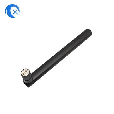2.4G 868 MHz 2dBi Single External Swivel Rubber Ducky WiFi Antenna RP SMA Male Connector สําหรับกล้องวงจรปิดและโลรา