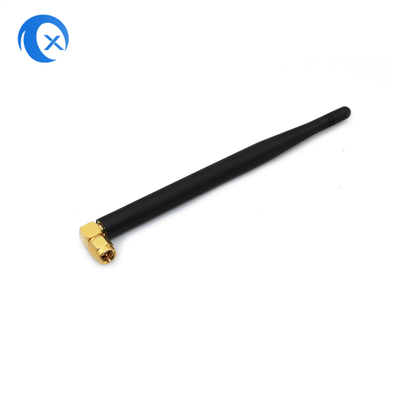 SMA Male Connector Mount High Gain 5dBi 868MHz 2.4G Antenna NFC Fixed Right Angle WiFi แอนเทนน่าถุงยางสําหรับรูเตอร์