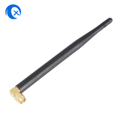 SMA Male Connector Mount High Gain 5dBi 868MHz 2.4G Antenna NFC Fixed Right Angle WiFi แอนเทนน่าถุงยางสําหรับรูเตอร์