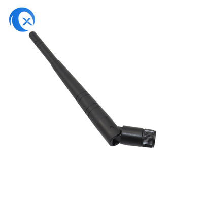 แอนเทนนาพกพายางเป็ดทํางานจาก 2.4 GHz ถึง 2.5 GHz แอนเทนนาที่มีตัวเชื่อมชาย SMA