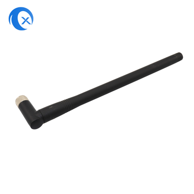 2.4G การเพิ่มความแรงสูง 5dBi มุมขวาคงที่ ดอกยางภายนอก WiFi SMA Antenna สําหรับ WiFi Router