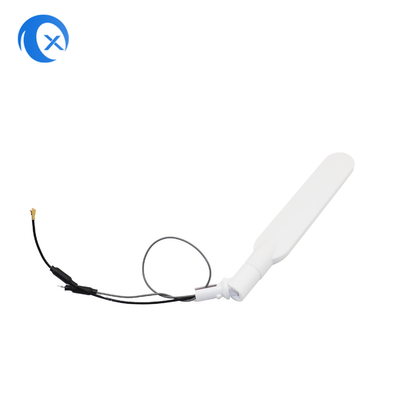 2.4/5.8g การเพิ่มสูง 3dBi Dual Band Omnidirectional WiFi Antenna Rotating Paddle With Flying Wire สําหรับรูเตอร์