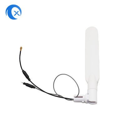 2.4/5.8g การเพิ่มสูง 3dBi Dual Band Omnidirectional WiFi Antenna Rotating Paddle With Flying Wire สําหรับรูเตอร์