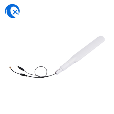 2.4/5.8g การเพิ่มสูง 3dBi Dual Band Omnidirectional WiFi Antenna Rotating Paddle With Flying Wire สําหรับรูเตอร์