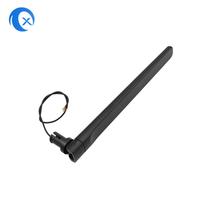 2.4G การเพิ่มสูง 5 dBi Omni Swivel Paddle แอนเทนนา WiFi กันน้ําพร้อมสายไฟฟ้าบินสําหรับแอนเทนนา Router