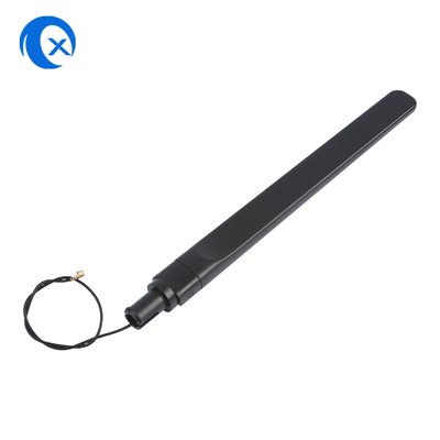 2.4G การเพิ่มสูง 5 dBi Omni Swivel Paddle แอนเทนนา WiFi กันน้ําพร้อมสายไฟฟ้าบินสําหรับแอนเทนนา Router