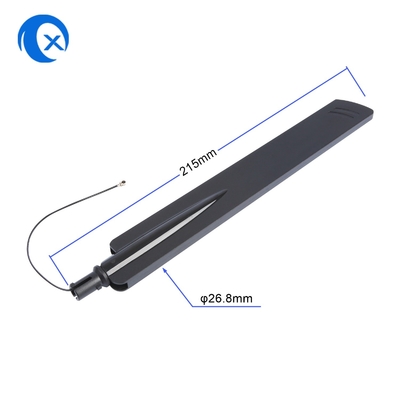 2.4G 5dBi การเพิ่มสูง รูปแบบใบเล็บหมุน อานเตนนา WiFi มหาทิศกับเครื่องเชื่อม Ipex