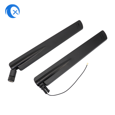 2.4G 5dBi การเพิ่มสูง รูปแบบใบเล็บหมุน อานเตนนา WiFi มหาทิศกับเครื่องเชื่อม Ipex