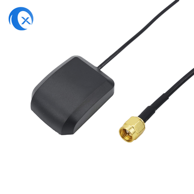 1575.42MHz 27dBi แอนเทนนา GPS พร้อม 2 เครื่องขยายเสียง รถยนต์ DVD การนําทาง GPS แอนเทนนาทํางาน 3m เมตร SMA ตัวเชื่อมชาย