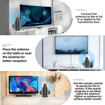 ระยะยาว แอนเทนน่าทีวีดิจิตอล 4K HD ใหม่ พร้อมส่งเสริมสัญญาณสําหรับทีวีสมาร์ท และทีวีทั้งหมดสําหรับช่องทางท้องถิ่นในภายในและภายนอก