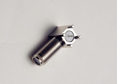 0 - 4 ฮาร์ดแวร์เครื่อง GHZ ซีเอ็นซีตัวสะท้อนชนิดโลหะต่ำ F Type Connector