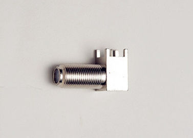 0 - 4 ฮาร์ดแวร์เครื่อง GHZ ซีเอ็นซีตัวสะท้อนชนิดโลหะต่ำ F Type Connector