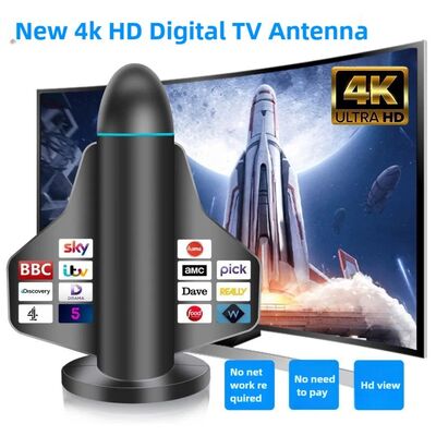 ระยะยาว แอนเทนน่าทีวีดิจิตอล 4K HD ใหม่ พร้อมส่งเสริมสัญญาณสําหรับทีวีสมาร์ท และทีวีทั้งหมดสําหรับช่องทางท้องถิ่นในภายในและภายนอก