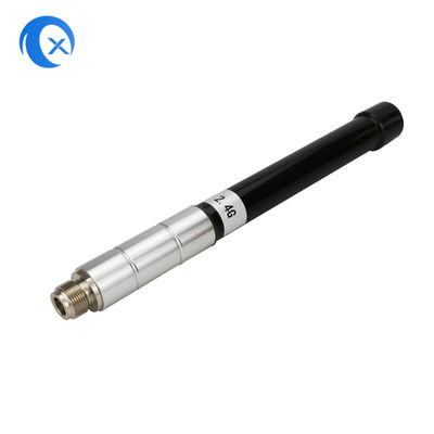 2.4G 5dBi Omnidirectional WiFi เสาอากาศสถานีฐานไฟเบอร์กลาสพร้อมขั้วต่อ N