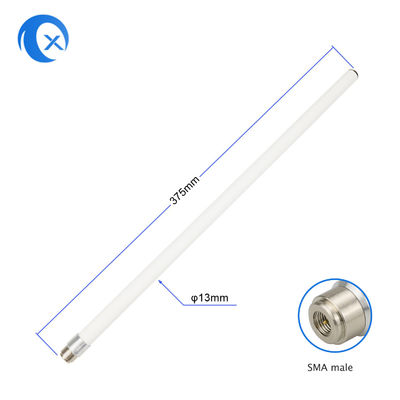 2.4G เสาอากาศสถานีฐานไฟเบอร์กลาส WiFi แบบรอบทิศทางพร้อมขั้วต่อ SMA Male