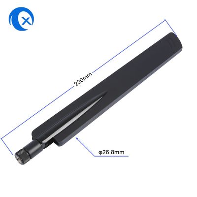 5dBi 2.4G 5G Dual Band Omni WiFi เสาอากาศพร้อมขั้วต่อ RP SMA หมุนได้