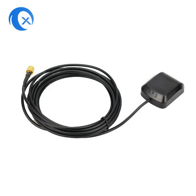 Magnetic Mount เสาอากาศ GPS ภายนอกที่ใช้งาน 26dBi พร้อมสายเคเบิล RG174