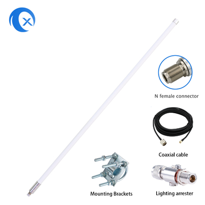 เสาอากาศฮีเลียมไฟเบอร์กลาสรอบทิศทาง 8dBi 868MHz พร้อมสายเคเบิล LMR-200