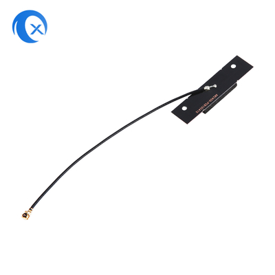 RG Cable 433MHZ เสาอากาศรับสัญญาณ PCB เสาอากาศภายในดำ 2DBI Gain Opening End