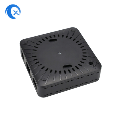 ชิ้นส่วนฉีดพลาสติก OEM สีดำ ABS MINI wifi router