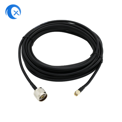 เสาอากาศ RF Coaxial Cable แบบกำหนดเองประกอบ LMR200 N ตัวเชื่อมต่อชายกับ RPSMA