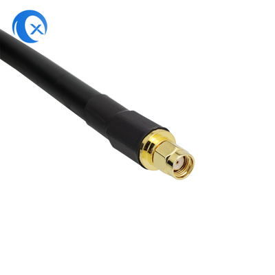 LMR 400 ชุดสายเคเบิลโคแอกเซียล RF การสูญเสียต่ำ N-type ตัวเมียถึงตัวเชื่อมต่อ RPSMA ตัวผู้