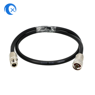LMR 400 RF coaxial cable assemblies N สายจัมเปอร์ตัวผู้ถึงตัวเมีย