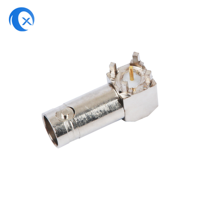 6GHZ CNC Machine Hardware 1.5V BNC RF Cable Connector 50 Ohm Impedance