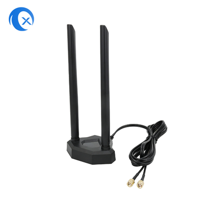 2.4 / 5.8g Dual Band 5dBi Magnetic Mount WiFi Extender เสาอากาศสำหรับ PC PCI Card