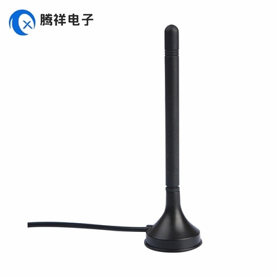698-960MHz/1710-2700MHz 3dBi สายไร้สาย 4G/LTE แอนเทนน่า SMA เครื่องเชื่อมชาย แม็กเนตติดกับเคเบิล Rg174